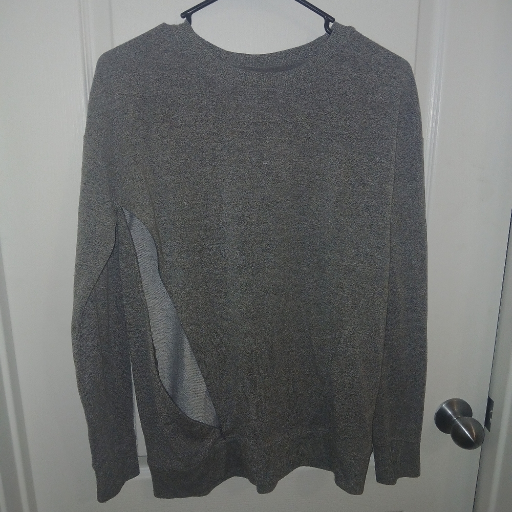 A Pea in the Pod Charcoal Crewneck Maternity Sweater XS